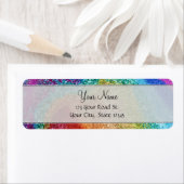 Glitter Swirl, regenboogstraal voor games Etiket (Insitu)