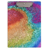 Glitter Swirl, regenboogstraal voor games Klembord (Voorkant)