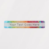 Glitter Swirl, regenboogstraal voor games Labels (Design 1)