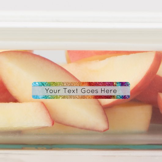 Glitter Swirl, regenboogstraal voor games Labels (Aangebracht)