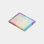 Glitter Swirl, regenboogstraal voor games Post-it® Notes (Schuin)