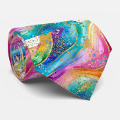 Glitter Swirl-Stropdas Stropdas (Opgerold)