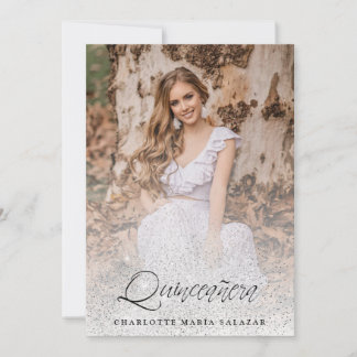 Glitter Tendencia Quinceañera Español Foto Moderna