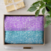 Glitter textuur Afdrukroze en blauw Tissuepapier (Geschenk)