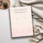 Glitter textuur die Ketting verdient Visitekaartje