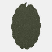 Glitter Textuur Groen Papier Ornament Kaart (Custo (Rechts)