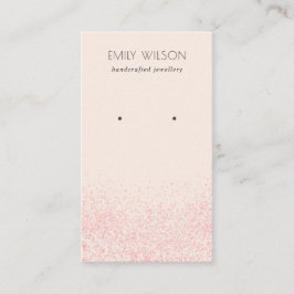 Glitter textuur met glans roze glans visitekaartje