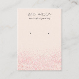 Glitter textuur met glans roze glans visitekaartje