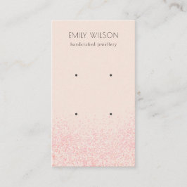 Glitter textuur met glans roze glans visitekaartje