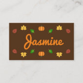 Glitter-Thanksgiving Plaatskaartje (Voorkant)