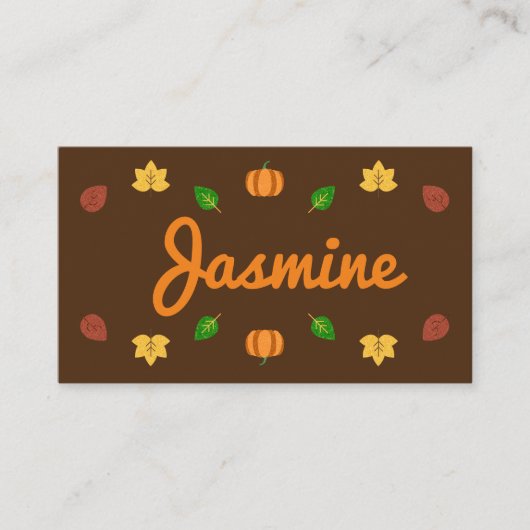 Glitter-Thanksgiving Plaatskaartje (Voorkant)