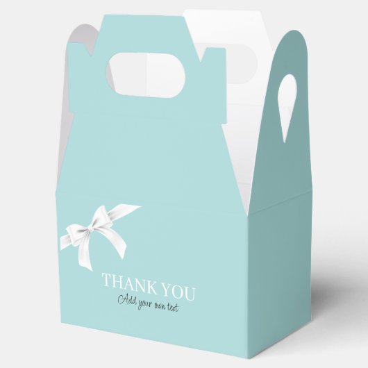 Glitter Tiffany Bedankdoosjes (Geopend)