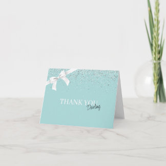 Glitter Tiffany  Bedankkaart