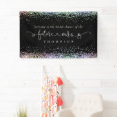 Glitter Toekomst Mrs Welcome Vrijgezellenfeest Zwa Spandoek (Insitu)