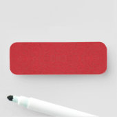 Glitter Tomato Red Name Tag Label – (In situ)
