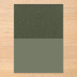 Glitter Top Moss Green Acryl Uitnodigen – Aanpasse Uitnodigingen