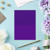 Glitter Top Paarse Acryl Uitnodiging – Aanpassen (Insitu (Huwelijk))