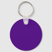 Glitter Top Paarse Custom Sleutelhanger (Achterkant)