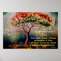 *~* Glitter Tree Unieke Etherische DIY Quote AP81