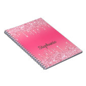 Glitter Trendy Glam op maat Notitieboek (Rechterzijde)