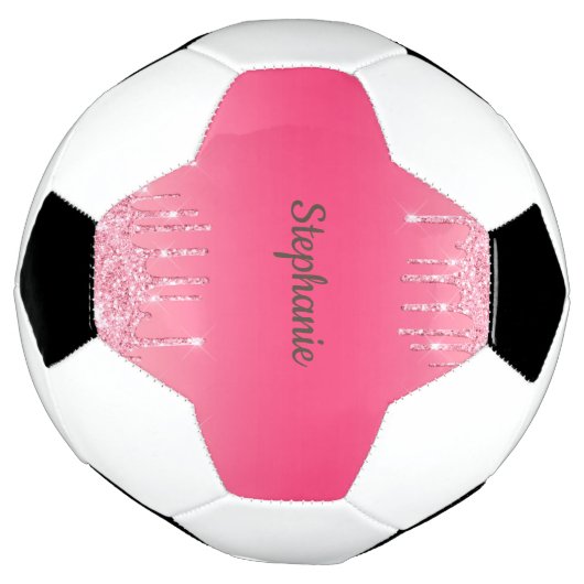 Glitter Trendy Glam op maat Voetbal (Gedraaid)