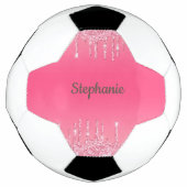 Glitter Trendy Glam op maat Voetbal (Voorkant)