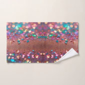 Glitter Trendy Opal Holografisch Collectie Bad Handdoek (Handdoek)
