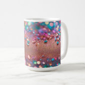 Glitter Trendy Opal Holografisch Collectie Koffiemok (Voorkant rechts)