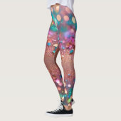 Glitter Trendy Opal Holografisch Collectie Leggings (Links)