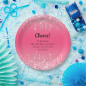 Glitter Trendy Wedding Papieren Bordje (Feest)