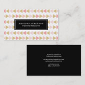 Glitter Triangles | Visitekaartjes (Voorkant / Achterkant)