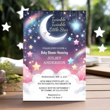Glitter Twinkle Twinkle Little Star Baby shower