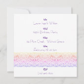 Glitter Uitnodiging Feestje  (Achterkant)