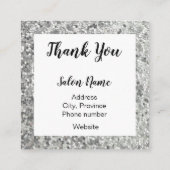 Glitter-uitziende Korting-coupon Kortingskaartje (Achterkant)