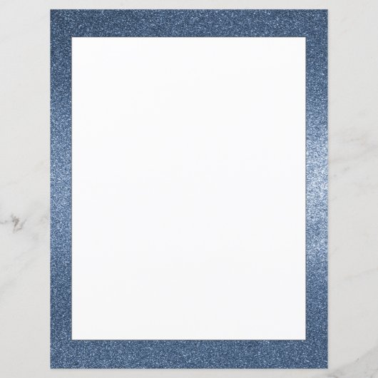 Glitter Unicorn en Stars | Blauwpapier (Achterkant)