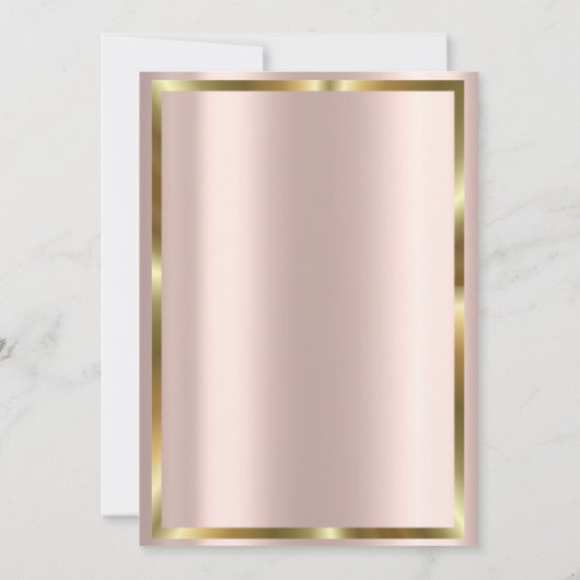 Glitter Unicorn Floral Crown Baby shower Invi Kaart (Achterkant)