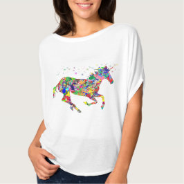 GLITTER UNICORN LADIES TOP