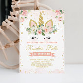 Glitter Unicorn Magische Partij Kaart