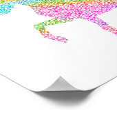 Glitter Unicorn Poster (Hoek)