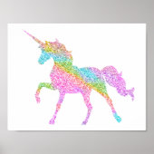 Glitter Unicorn Poster (Voorkant)