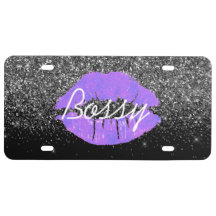 Glitter Universe Girl Lips Paars