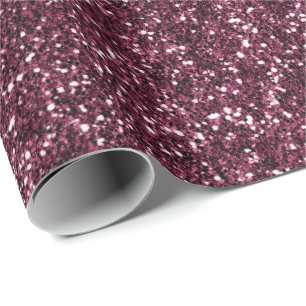 Glitter Urban Metallic Burgundy Beet Bordeaux Cadeaupapier