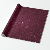 Glitter Urban Minimal Burgundy Beet Bordeaux Cadeaupapier (Uitgerold)