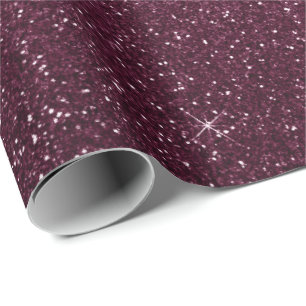 Glitter Urban Minimal Burgundy Beet Bordeaux Cadeaupapier