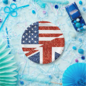 glitter usa bord papier uit het vk (Feest)