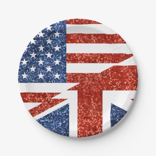 glitter usa bord papier uit het vk (Voorkant)