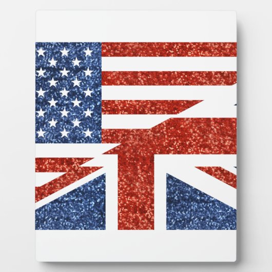 glitter usa uk fotoplaat (Voorkant)
