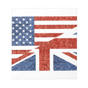 glitter usa uk notitieblok