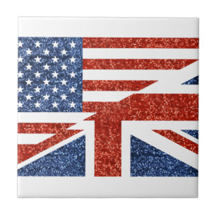 glitter usa uk tegeltje