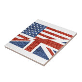 glitter usa uk tegeltje (Zijkant)